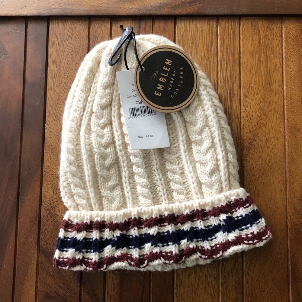 Cream Beanie